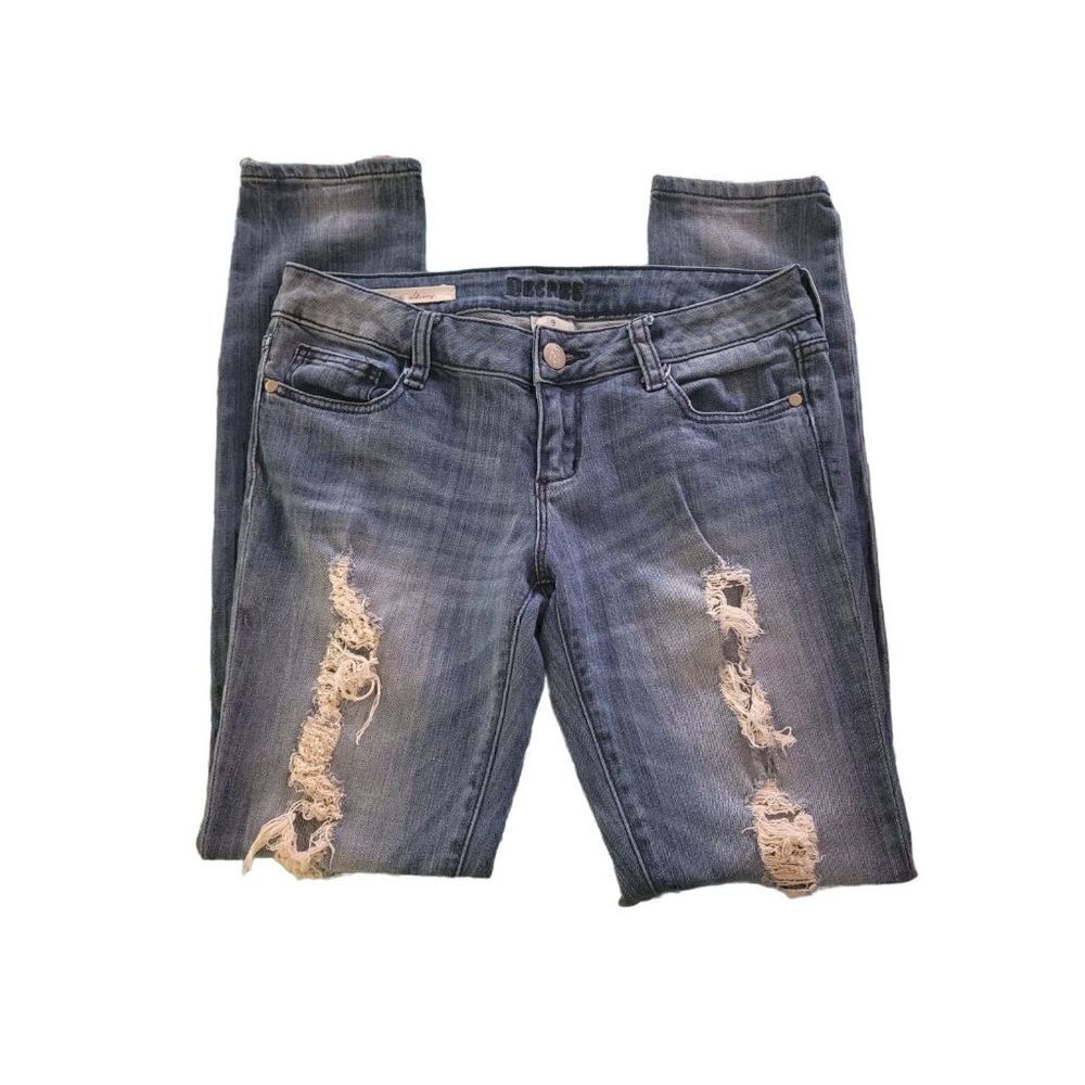 Decree Denim Distressed Skinny Jean - Picture 3 of 8